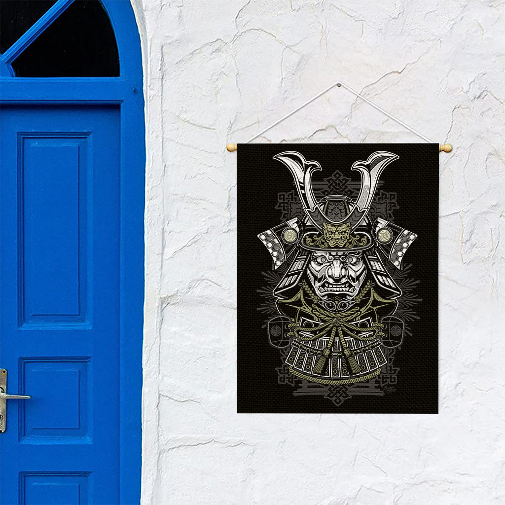 Japanese Samurai Warrior Print Garden Flag