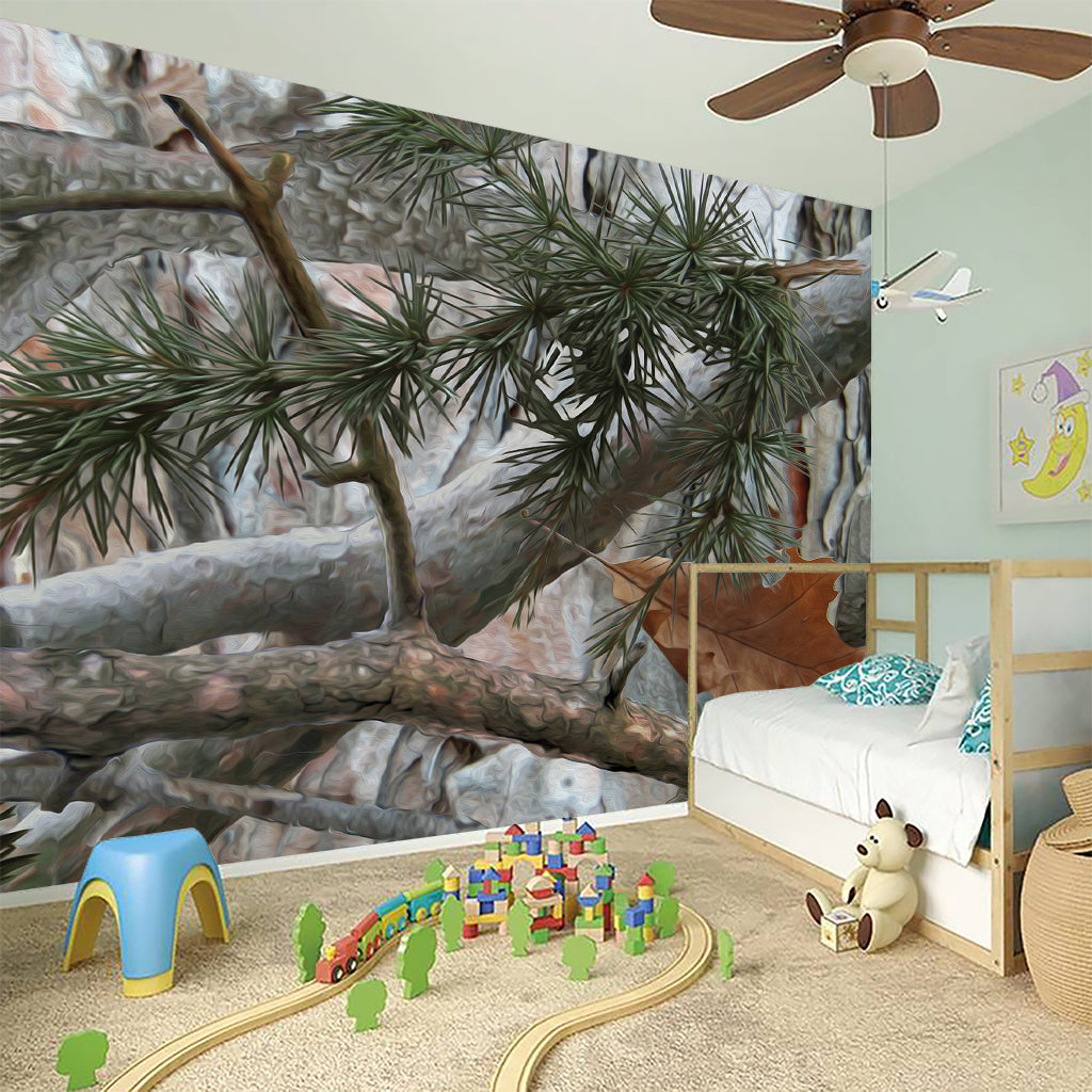 Jungle Hunting Camouflage Print Wall Sticker
