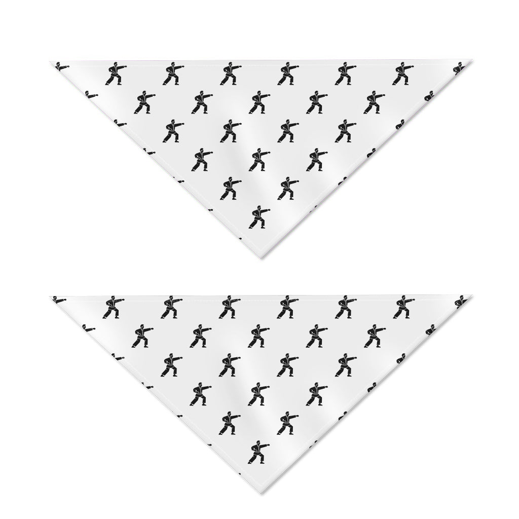 Karate Fighter Pattern Print Dog Bandana