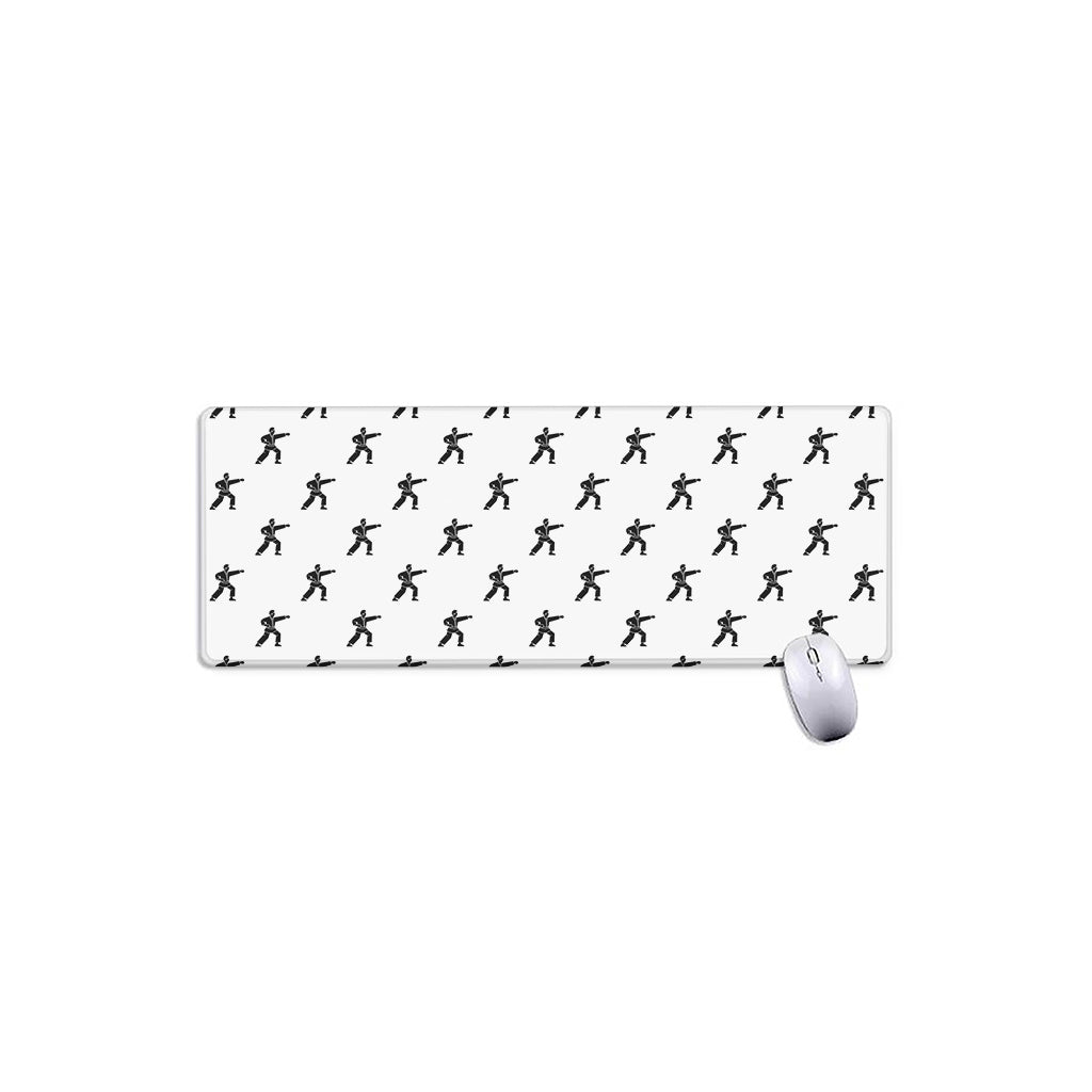 Karate Fighter Pattern Print Extended Mouse Pad