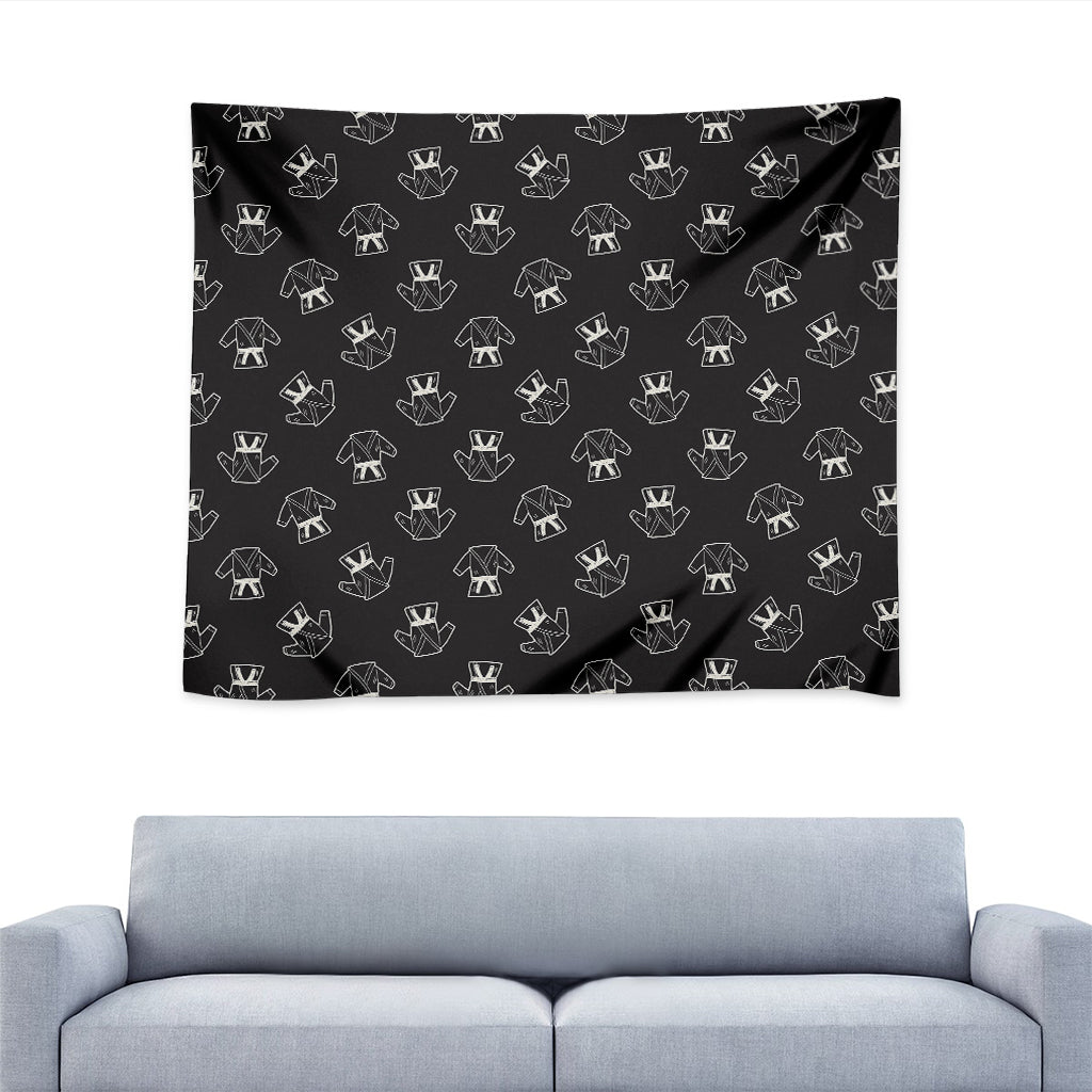 Karate Gi Pattern Print Tapestry