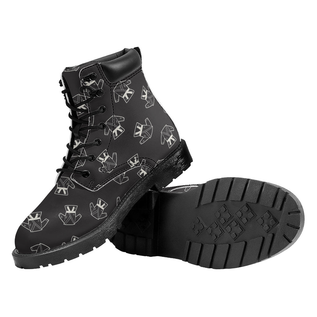 Karate Gi Pattern Print Work Boots