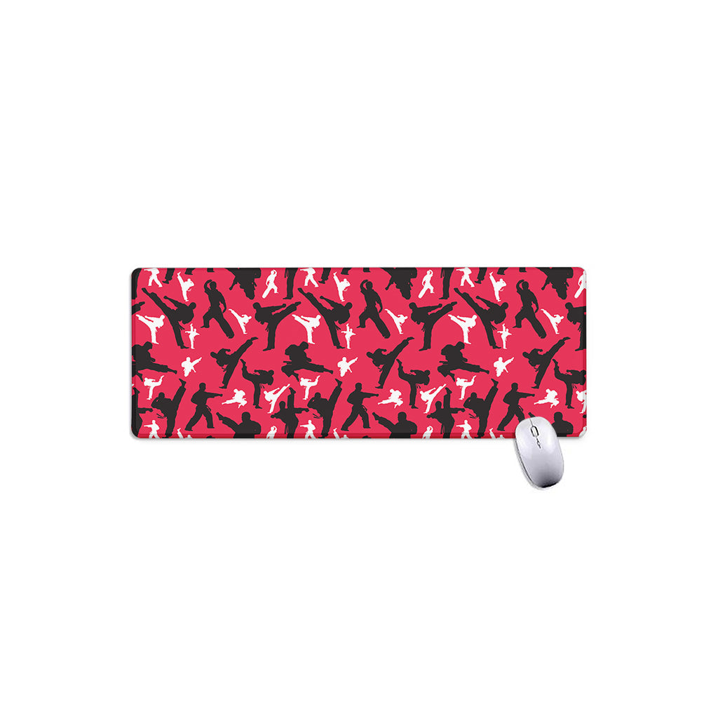 Karate Pattern Print Extended Mouse Pad
