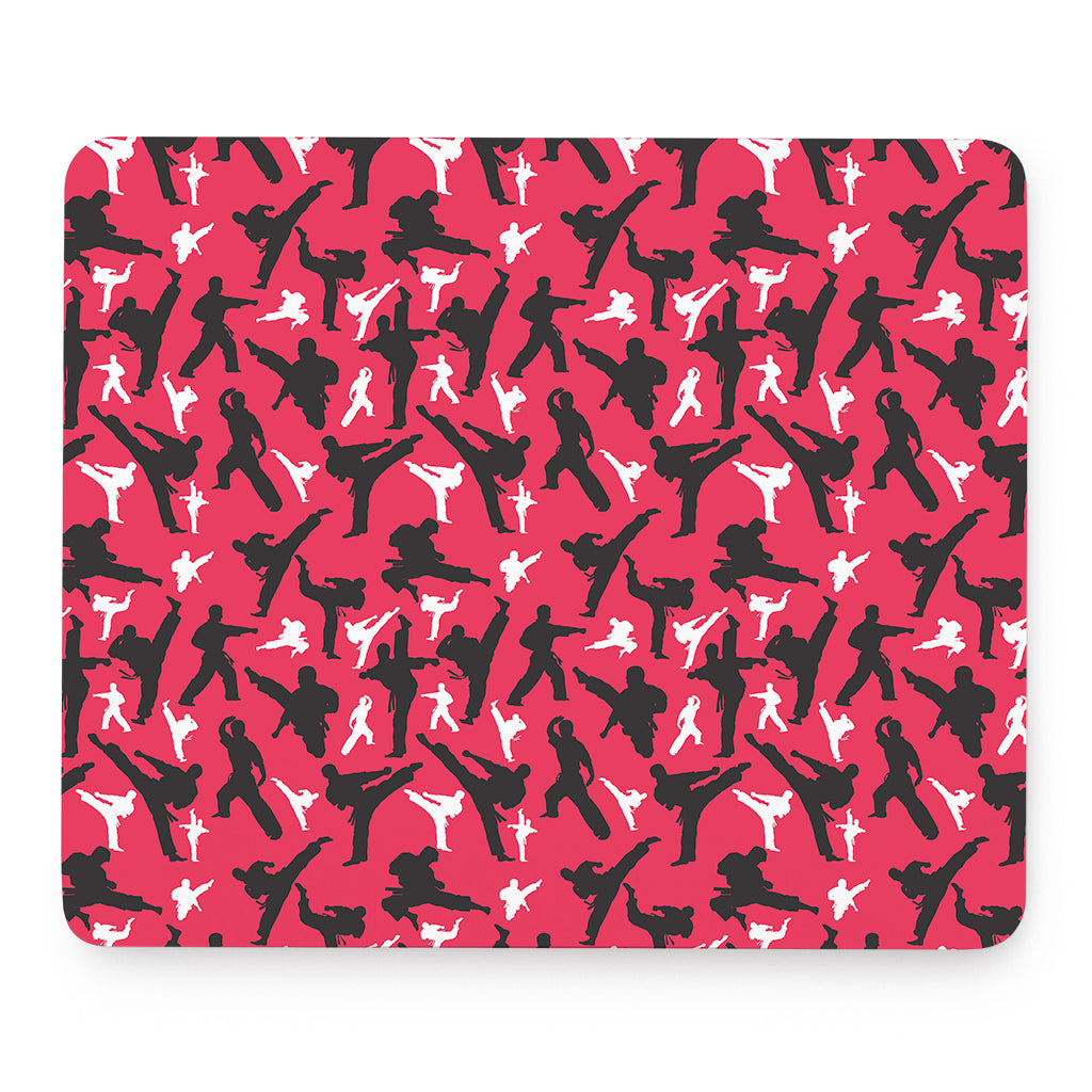 Karate Pattern Print Mouse Pad