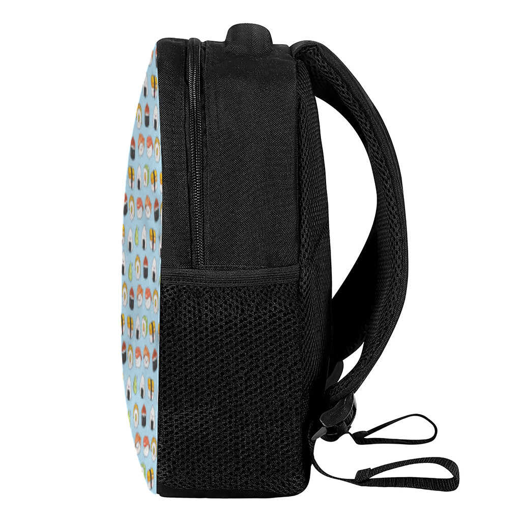 Kawaii Japanese Sushi Pattern Print Casual Backpack
