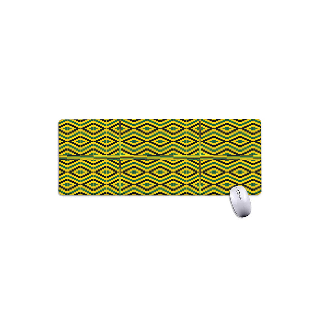 Kente African Pattern Print Extended Mouse Pad