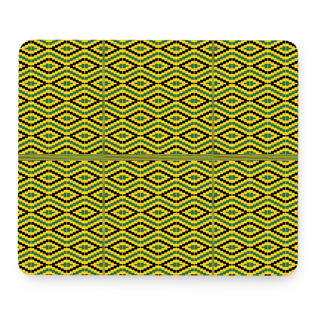 Kente African Pattern Print Mouse Pad