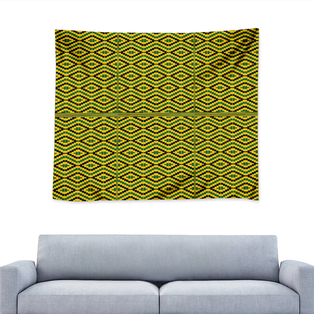 Kente African Pattern Print Tapestry