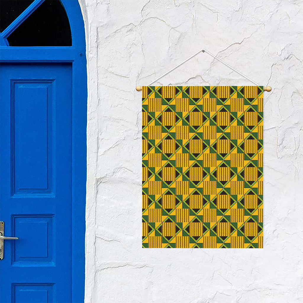 Kente Ethnic Pattern Print Garden Flag