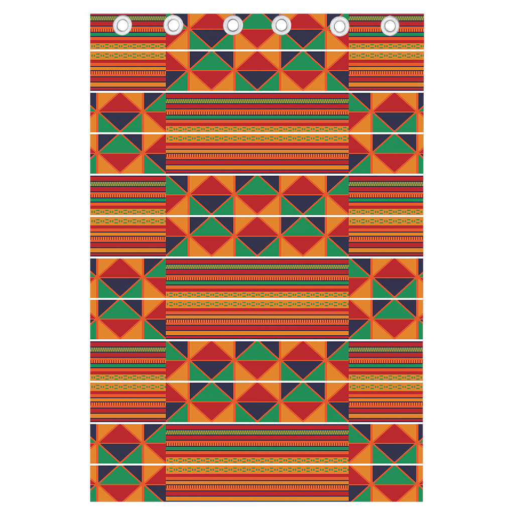 Kente Pattern Print Curtain