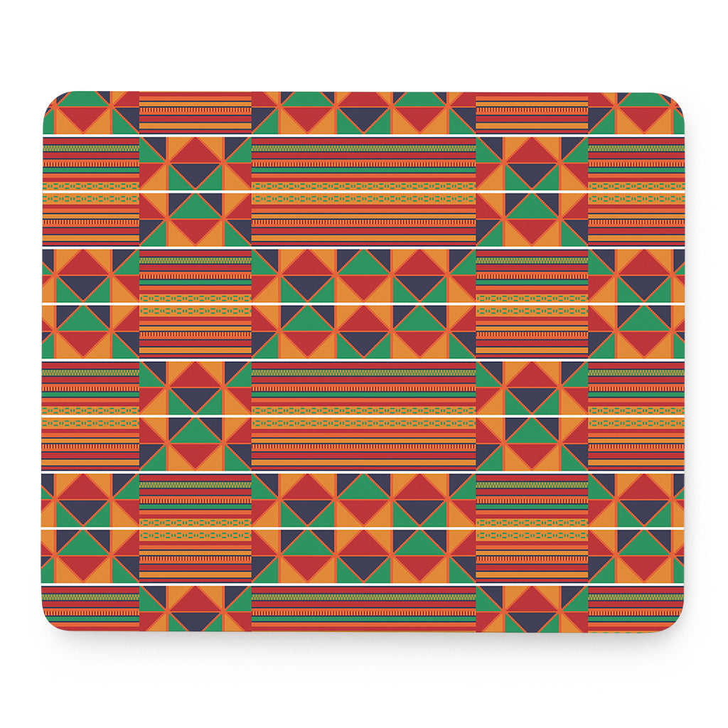 Kente Pattern Print Mouse Pad