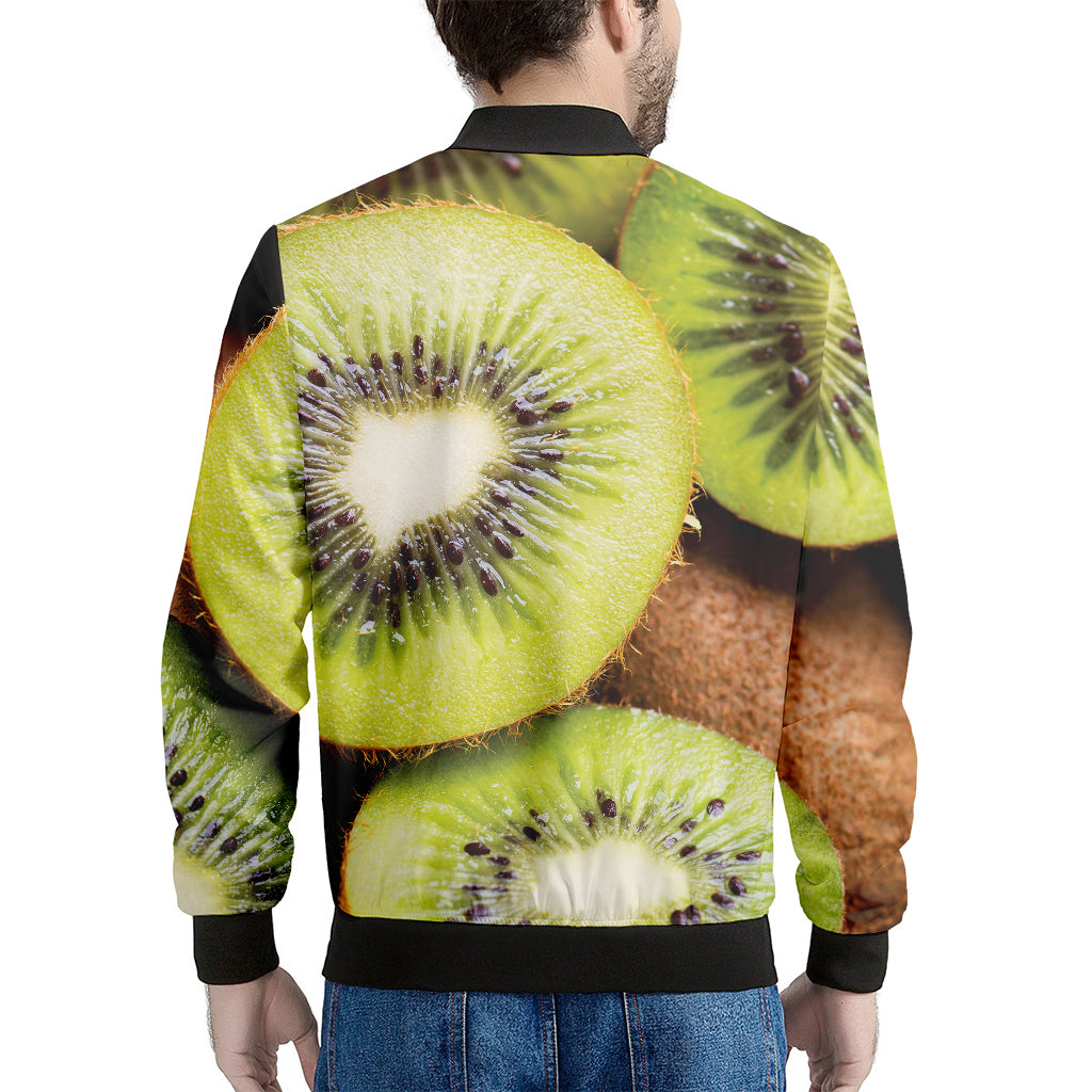 Kiwi 3D Print Men's Bomber Jacket