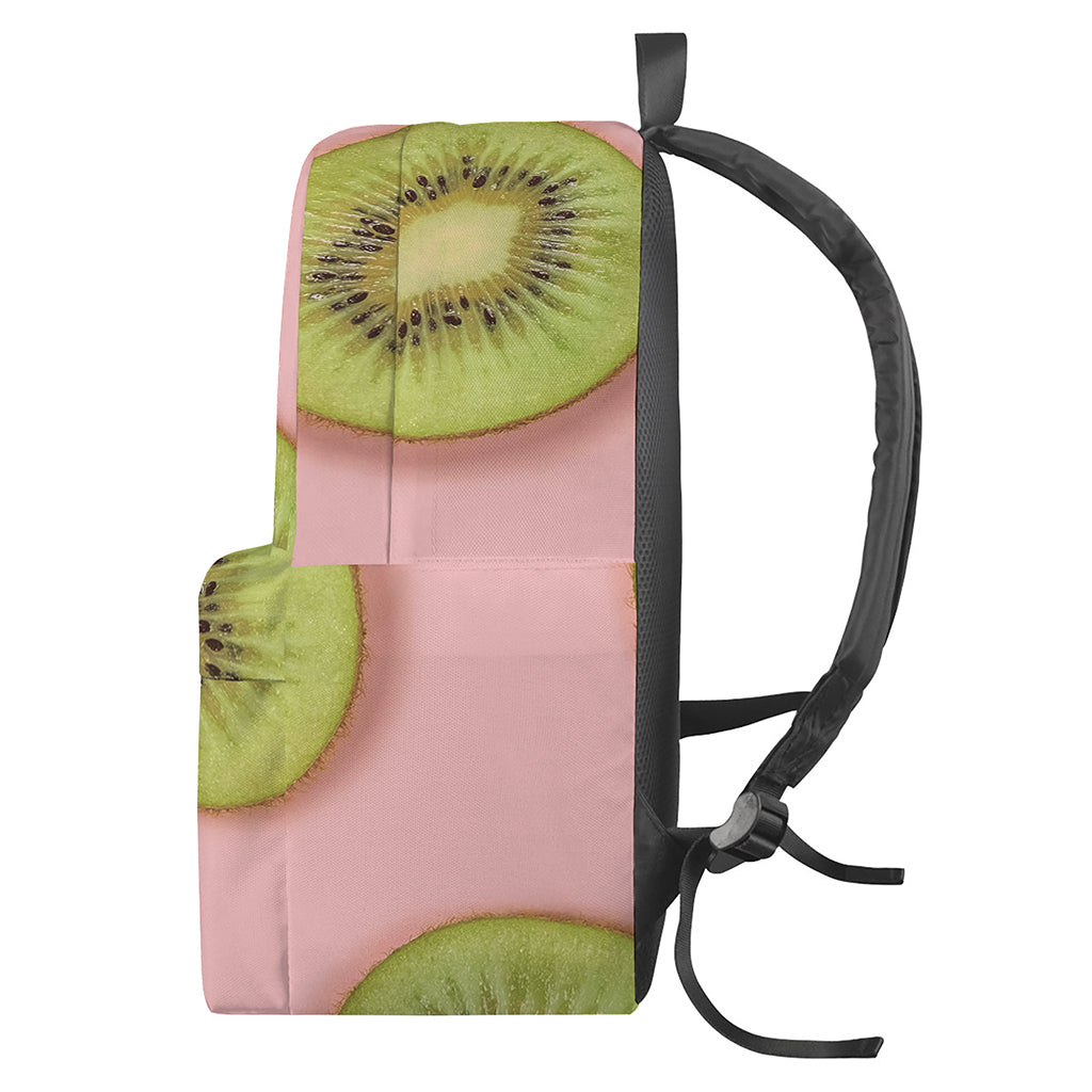 Kiwi Slices Pattern Print Backpack