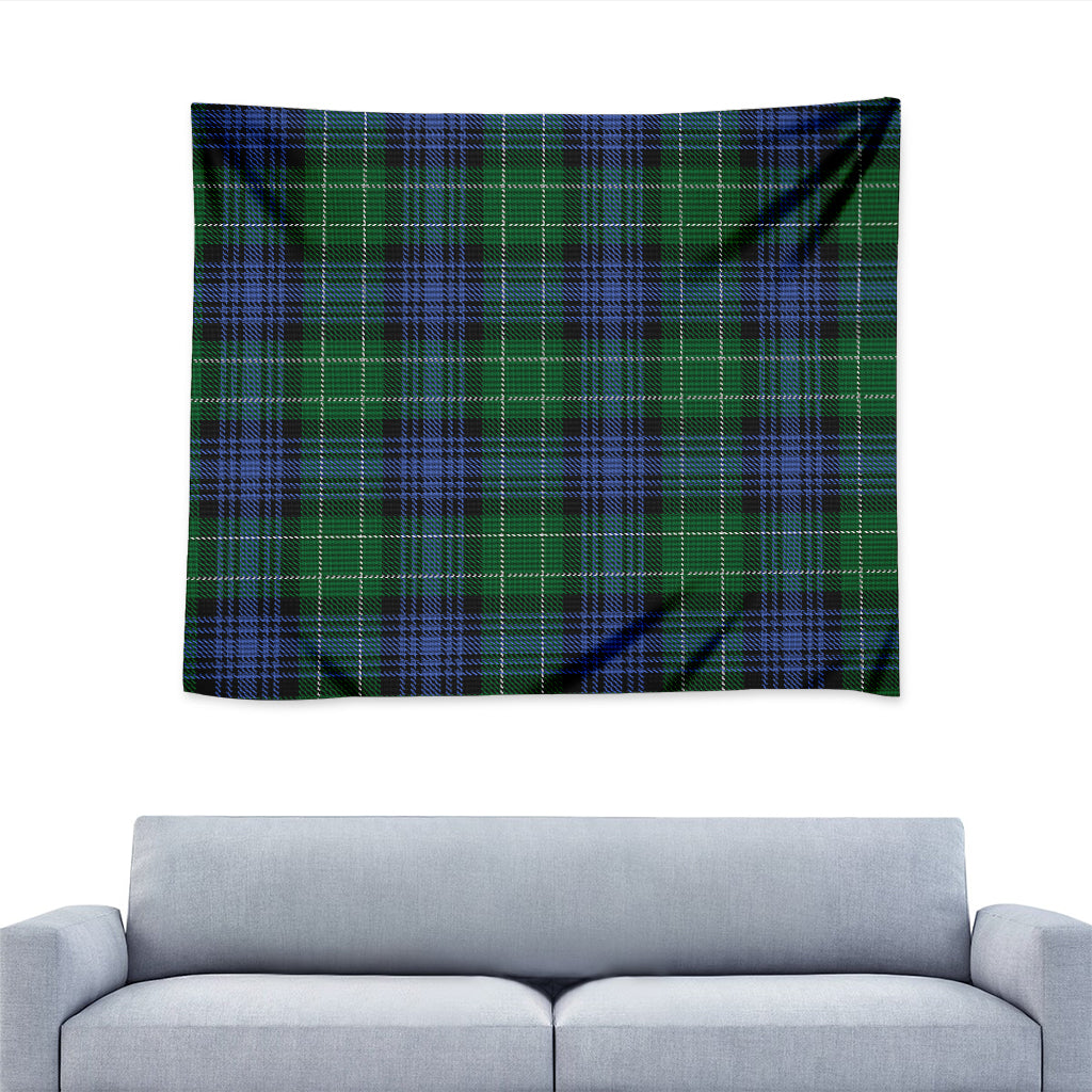 Knitted Scottish Plaid Print Tapestry