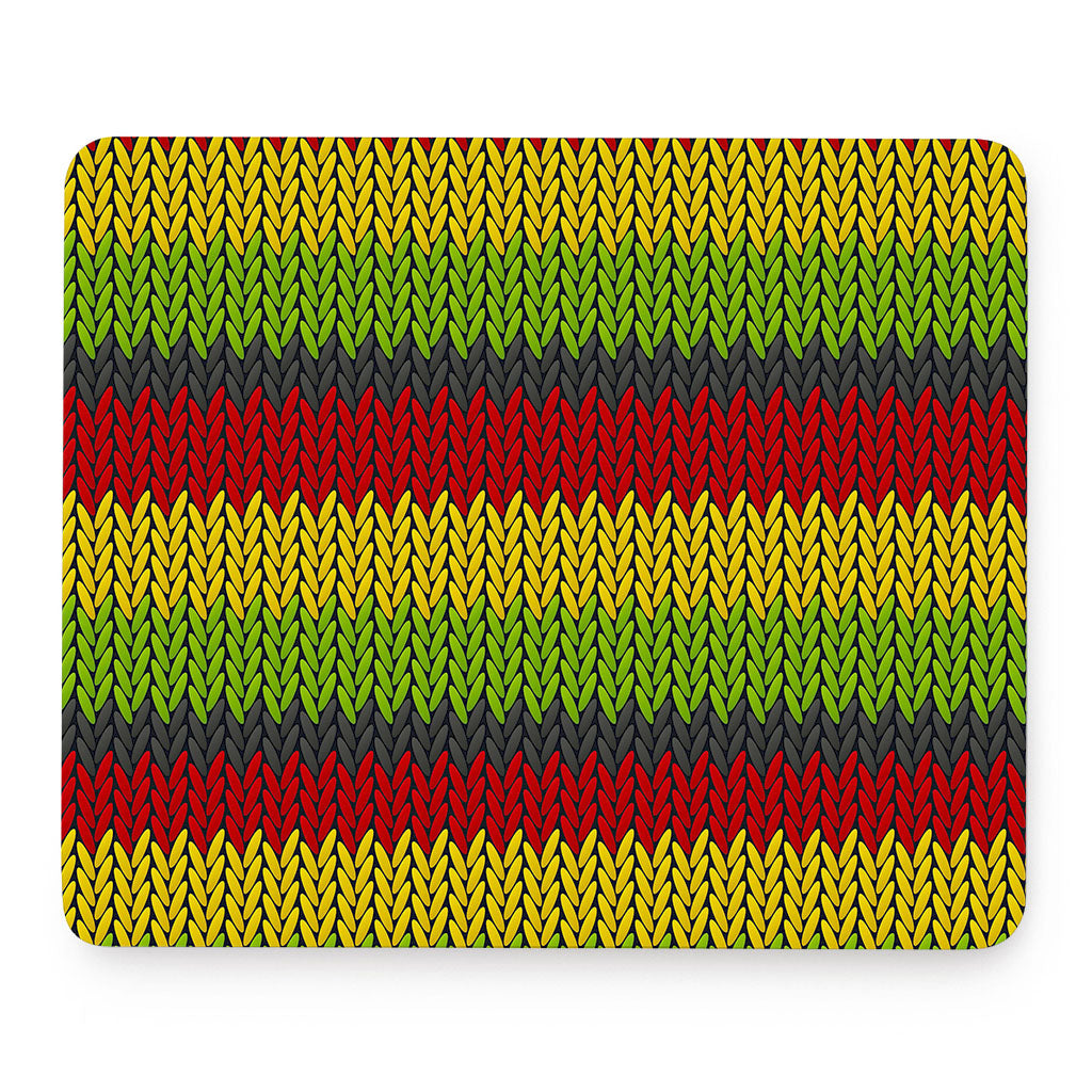 Knitted Style Reggae Pattern Print Mouse Pad
