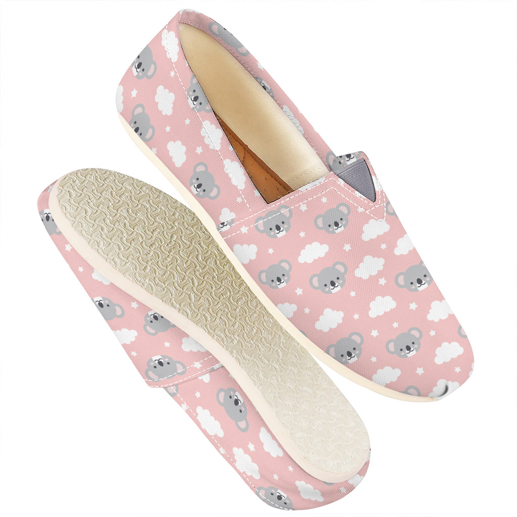 Koala Bear And Cloud Pattern Print Casual Shoes