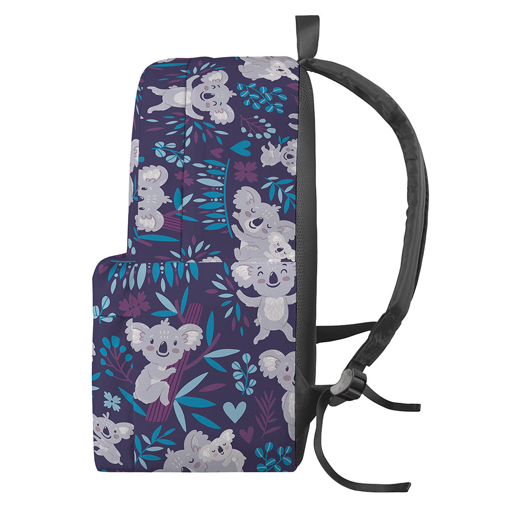 Koala Forest Pattern Print Backpack