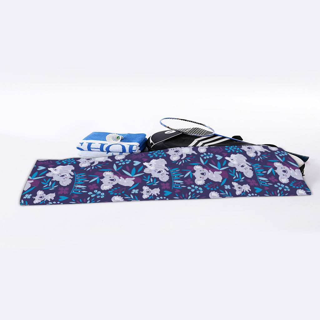Koala Forest Pattern Print Sports Towel
