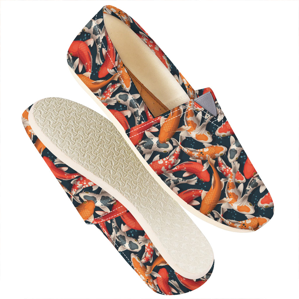 Koi Carp Pattern Print Casual Shoes