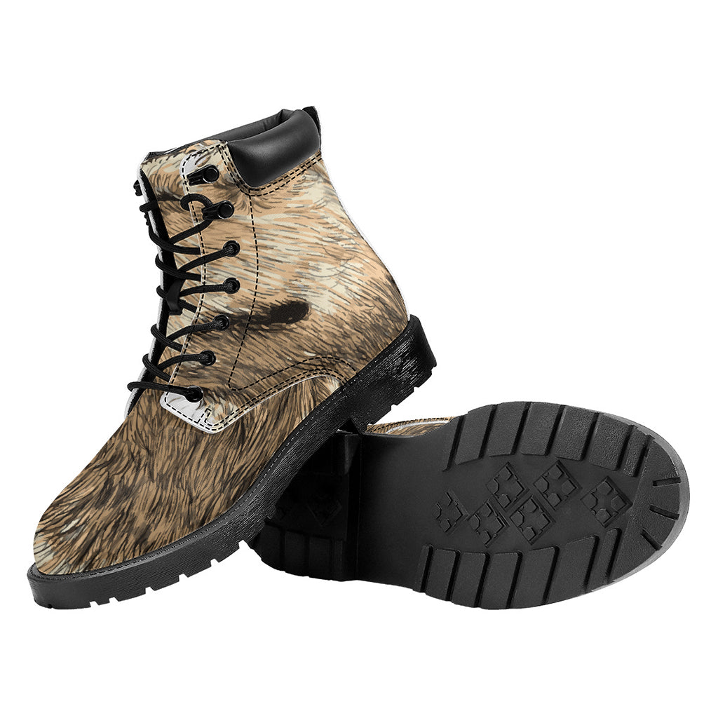 Labrador Retriever And Puppy Print Work Boots