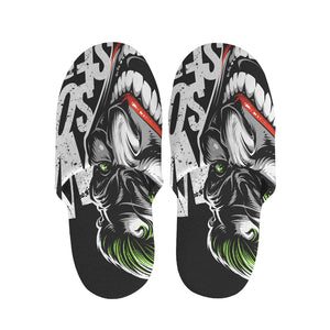 Laughing Joker Why So Serious Print Slippers