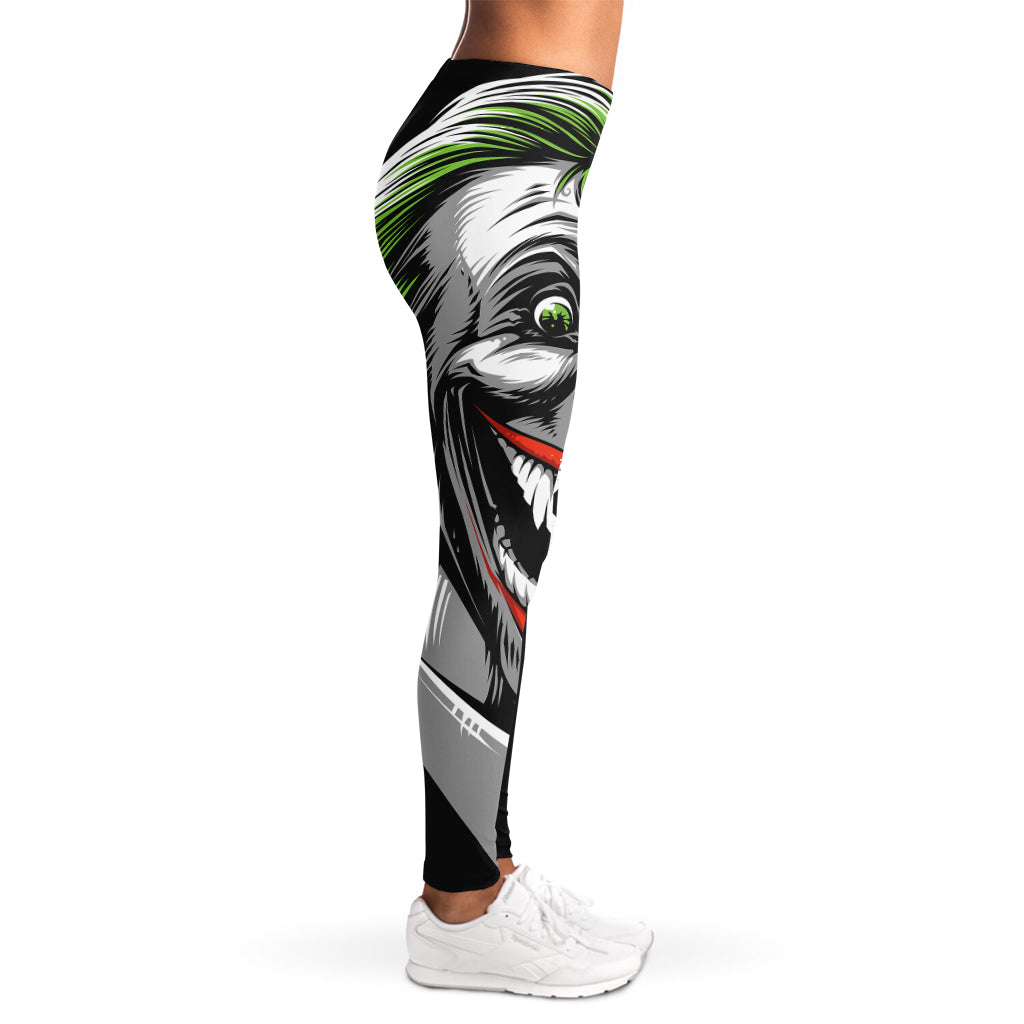 Laughing Joker Why So Serious Print Women's Leggings