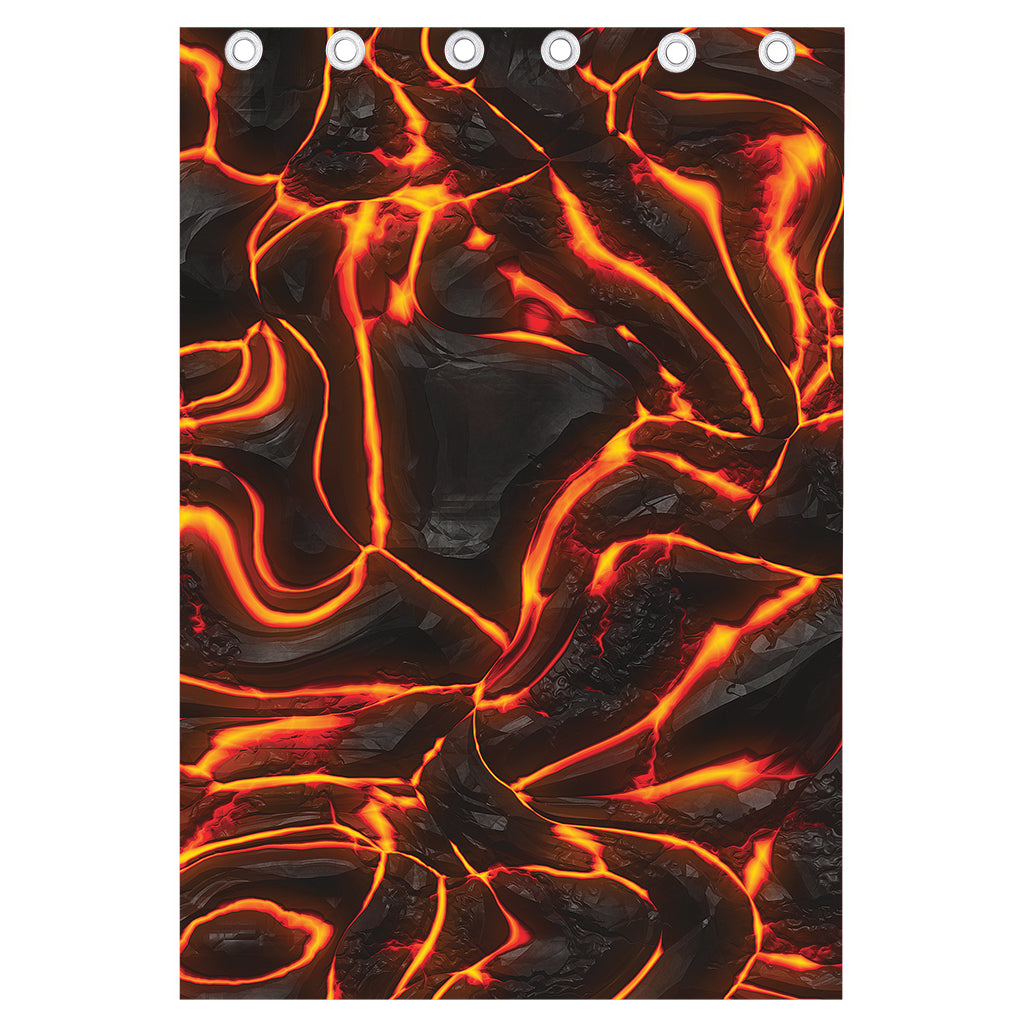 Lava Print Curtain