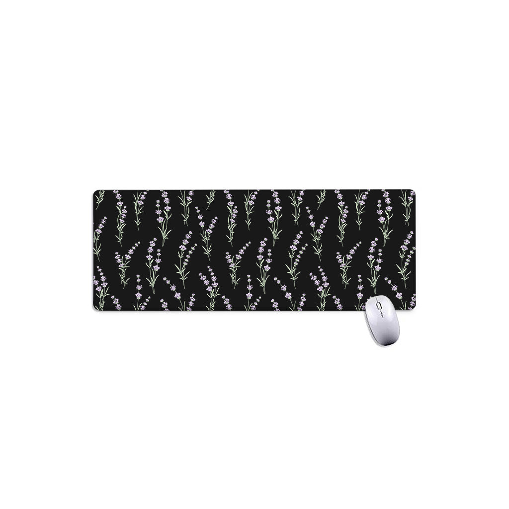 Lavender Flowers Pattern Print Extended Mouse Pad
