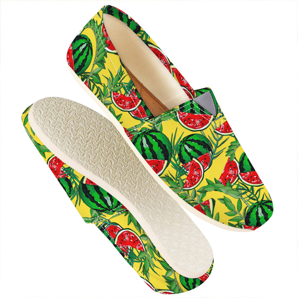 Leaf Watermelon Pieces Pattern Print Casual Shoes