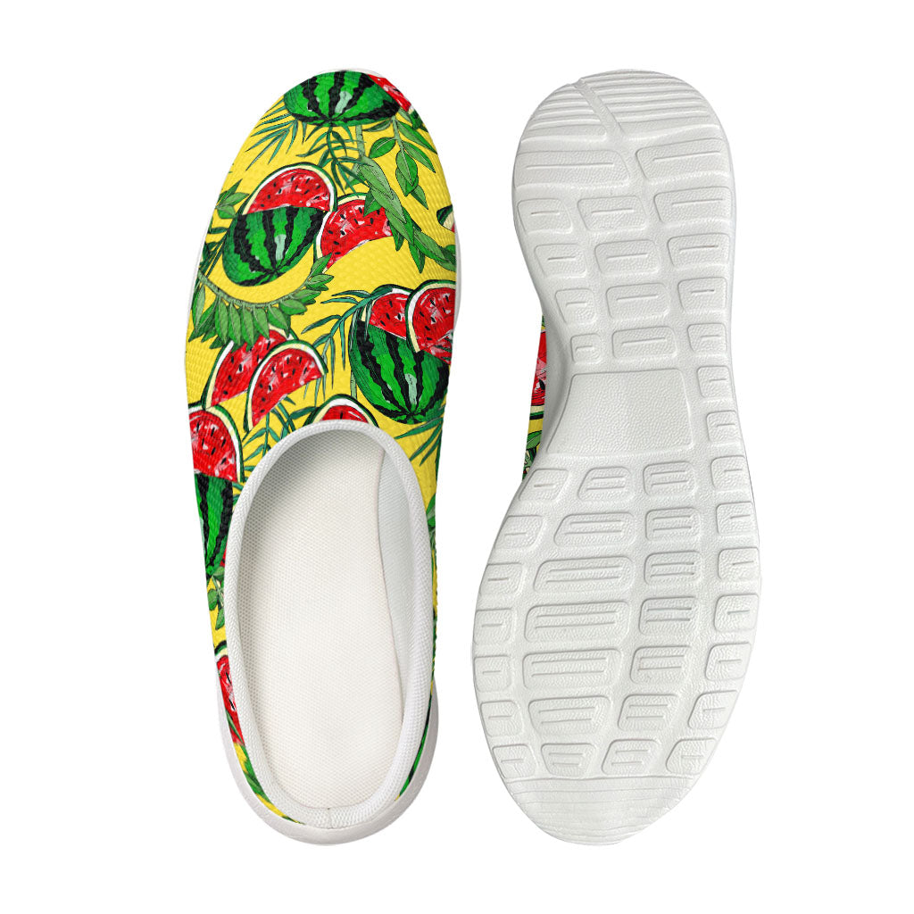 Leaf Watermelon Pieces Pattern Print Mesh Casual Shoes