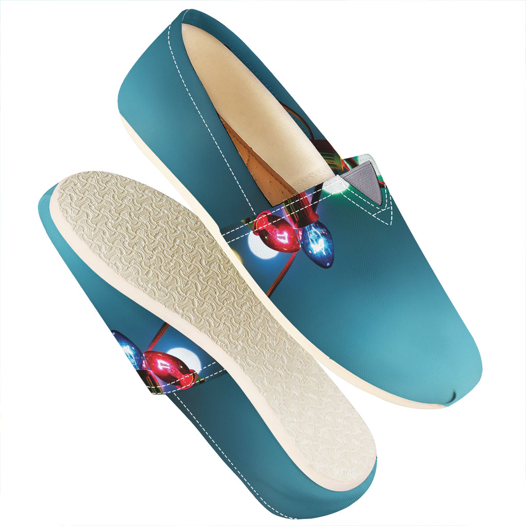 LED Christmas String Lights Print Casual Shoes