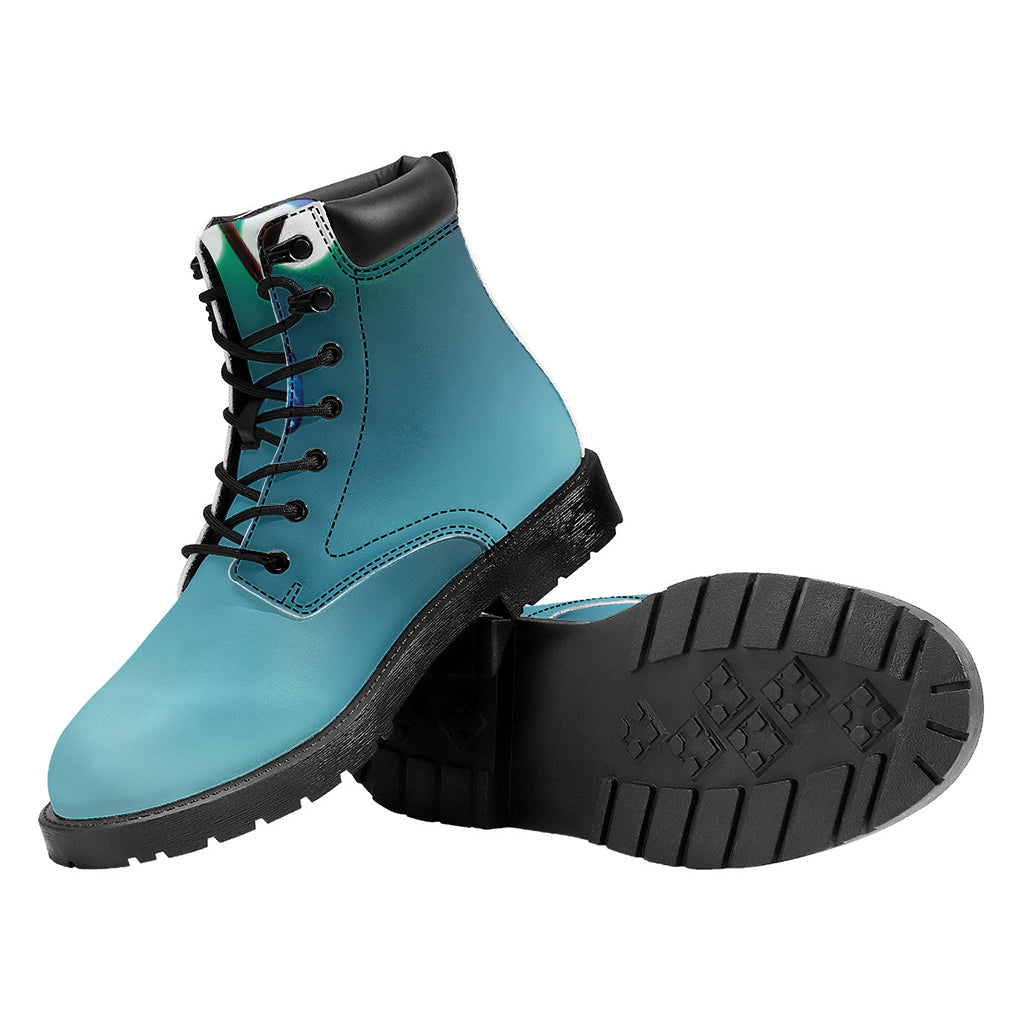 LED Christmas String Lights Print Work Boots