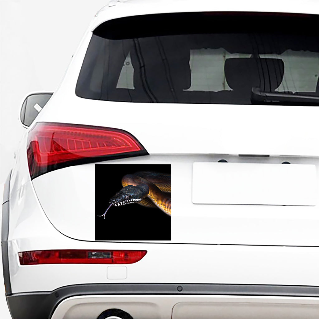 Leiopython Snake Print Car Sticker