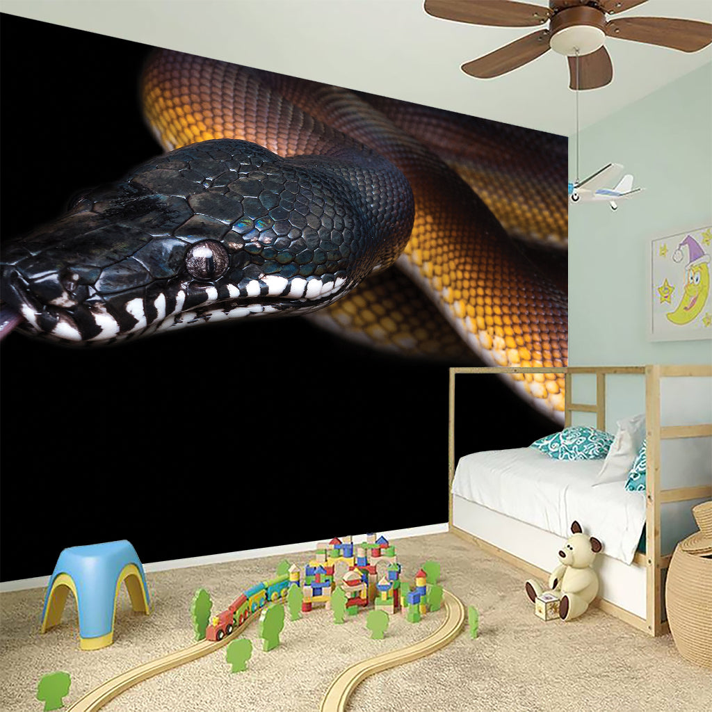 Leiopython Snake Print Wall Sticker