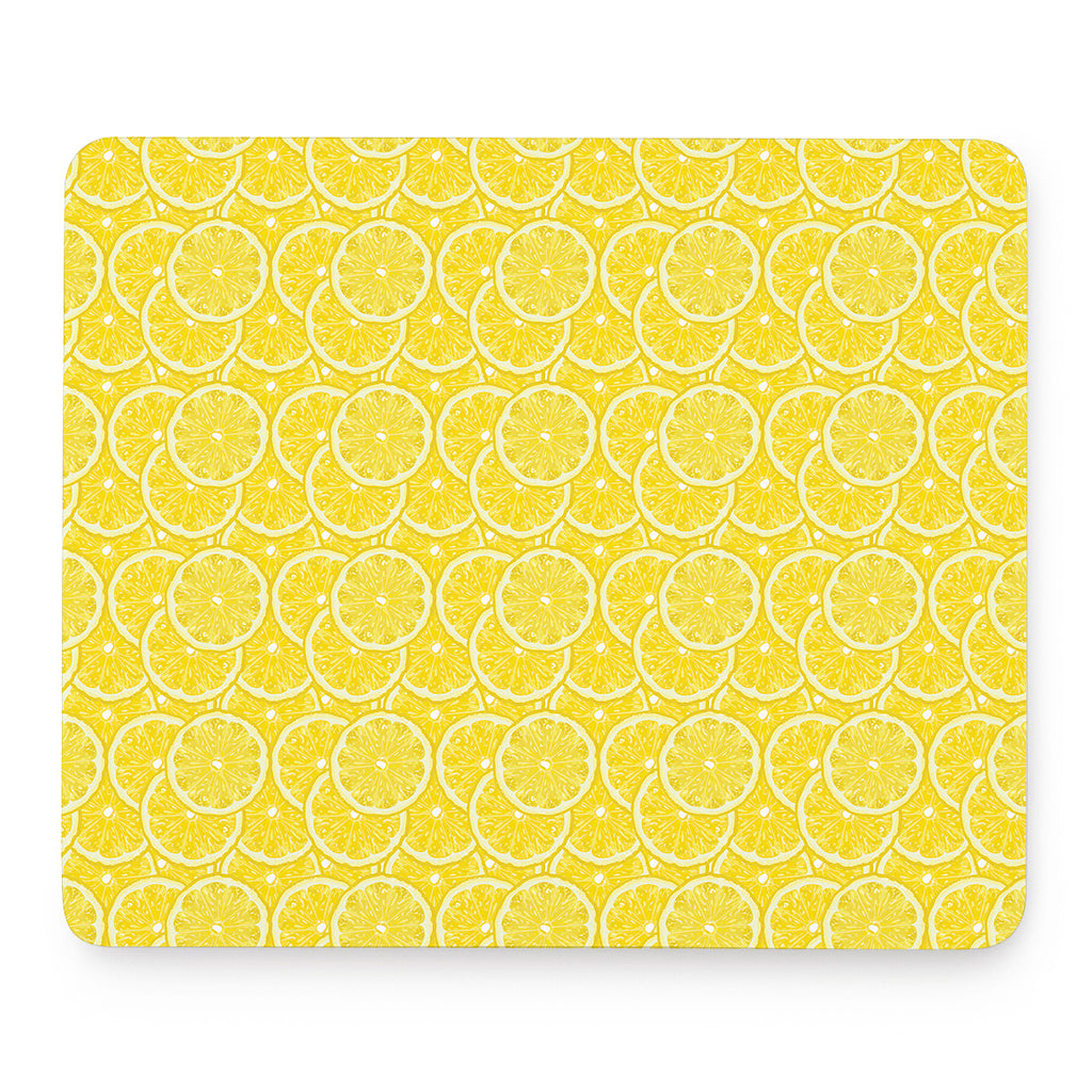 Lemon Slices Pattern Print Mouse Pad