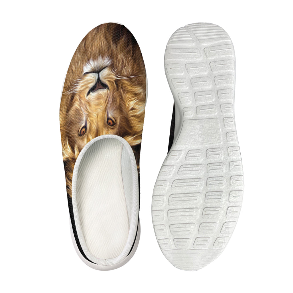 Leo Portrait Print Mesh Casual Shoes