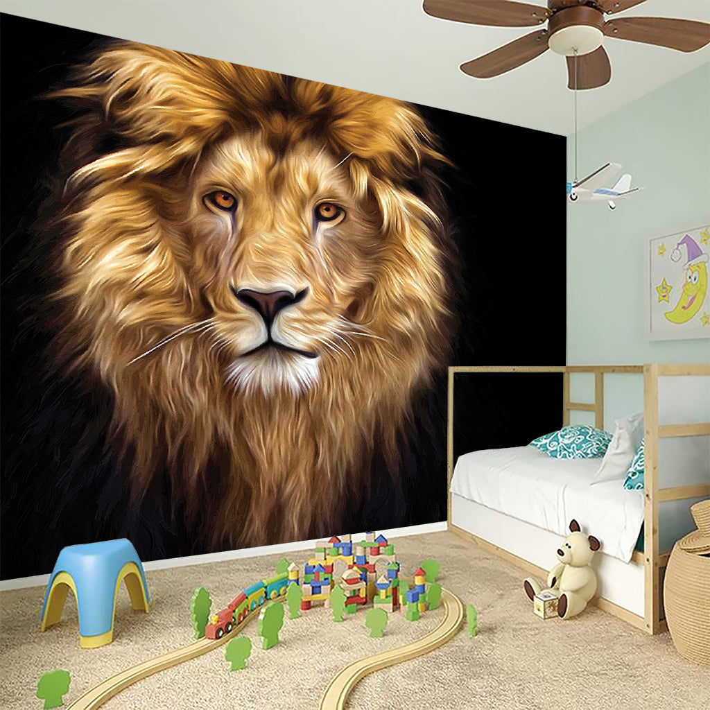 Leo Portrait Print Wall Sticker
