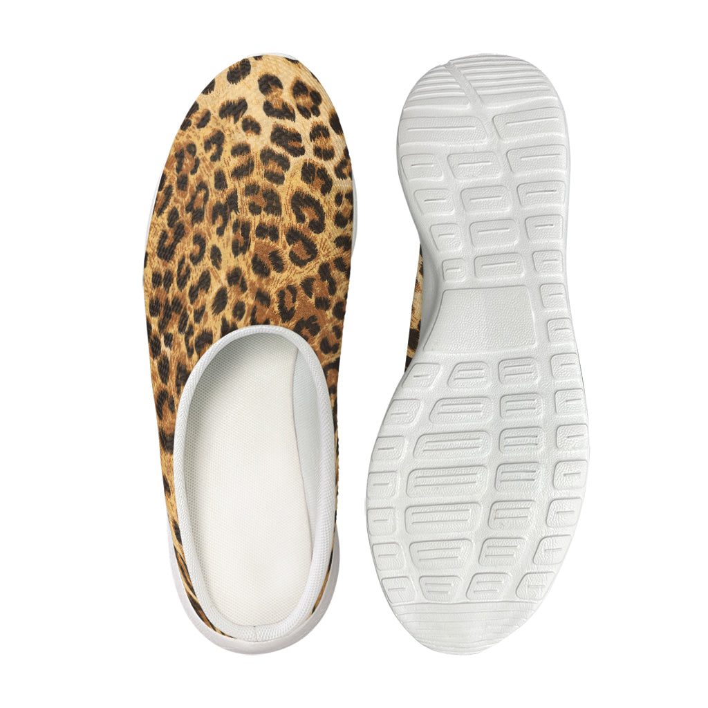 Leopard Pattern Print Mesh Casual Shoes