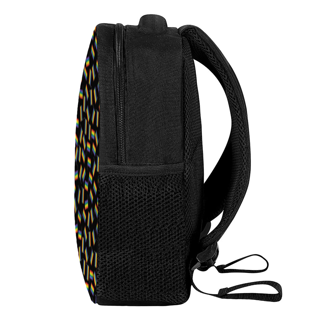 LGBT Pride Rainbow Flag Pattern Print Casual Backpack