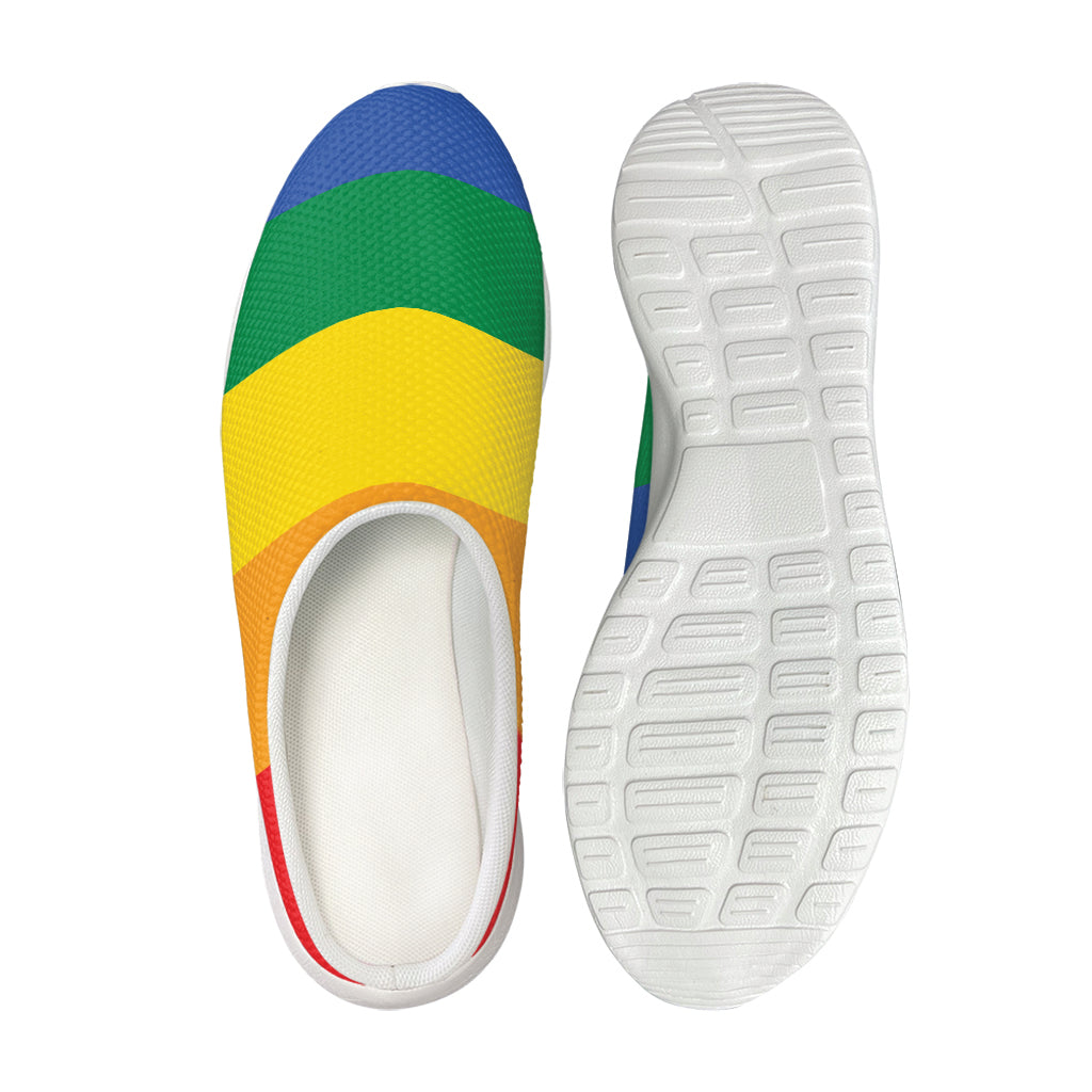 LGBT Pride Rainbow Flag Print Mesh Casual Shoes
