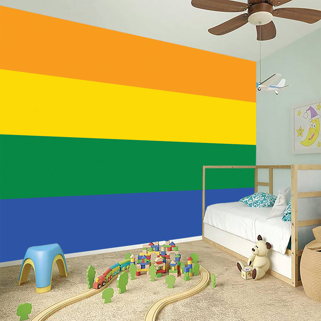 LGBT Pride Rainbow Flag Print Wall Sticker
