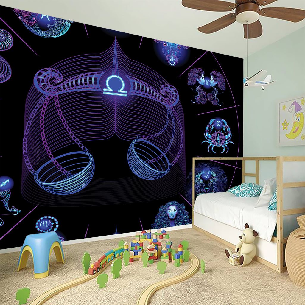 Libra And Astrological Signs Print Wall Sticker
