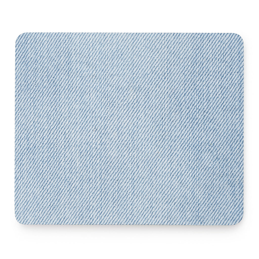 Light Blue Denim Jeans Print Mouse Pad