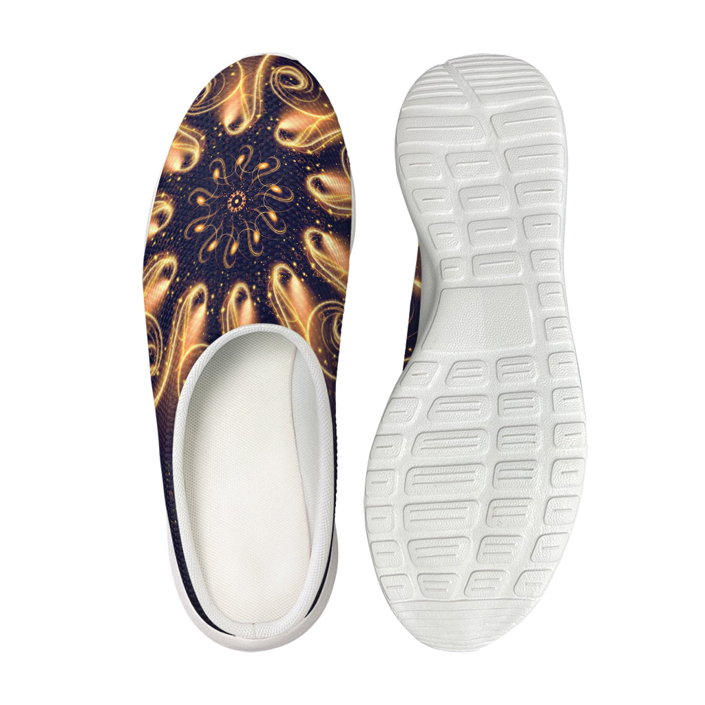 Light Fractal Print Mesh Casual Shoes
