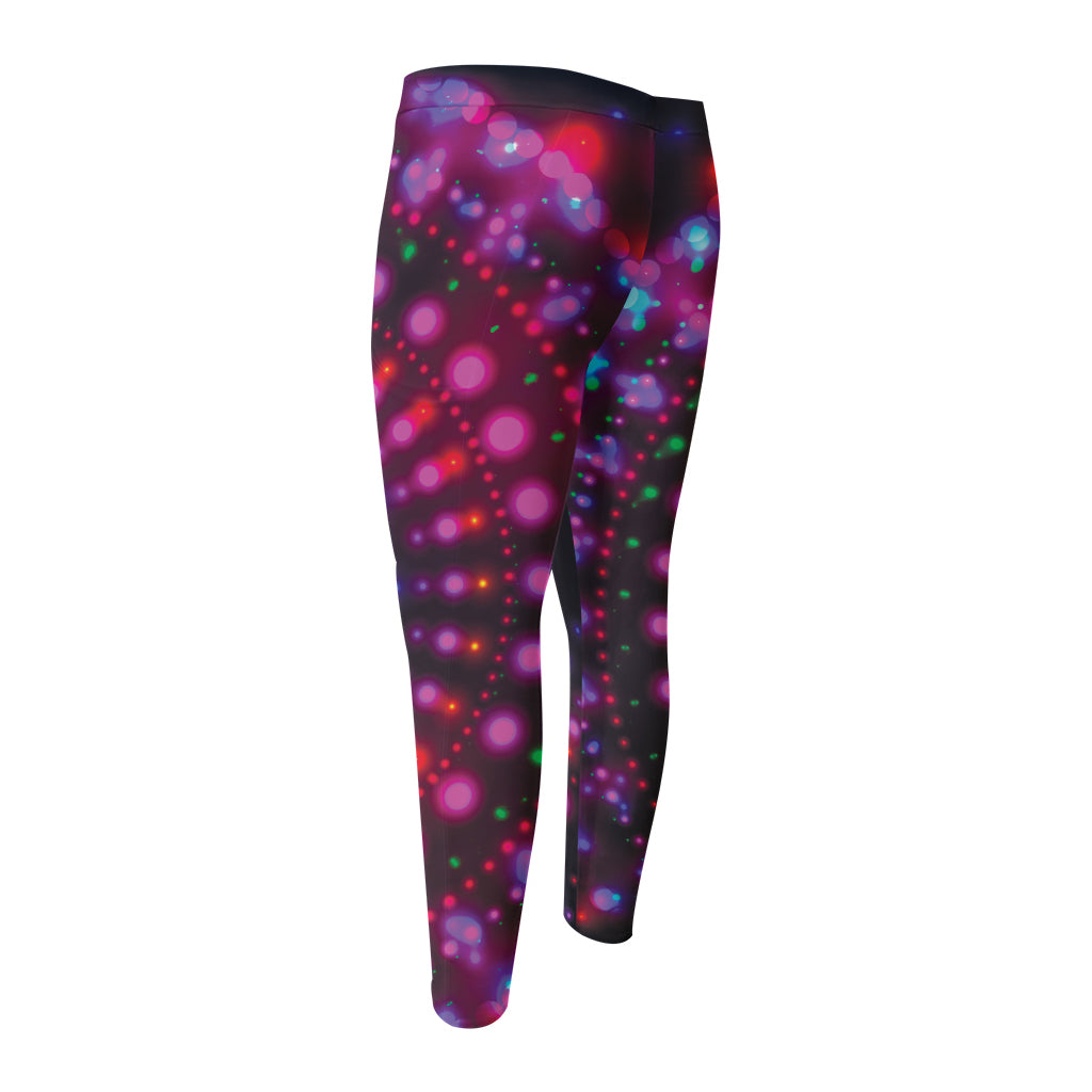 Light Mandala Print Men's Compression Pants