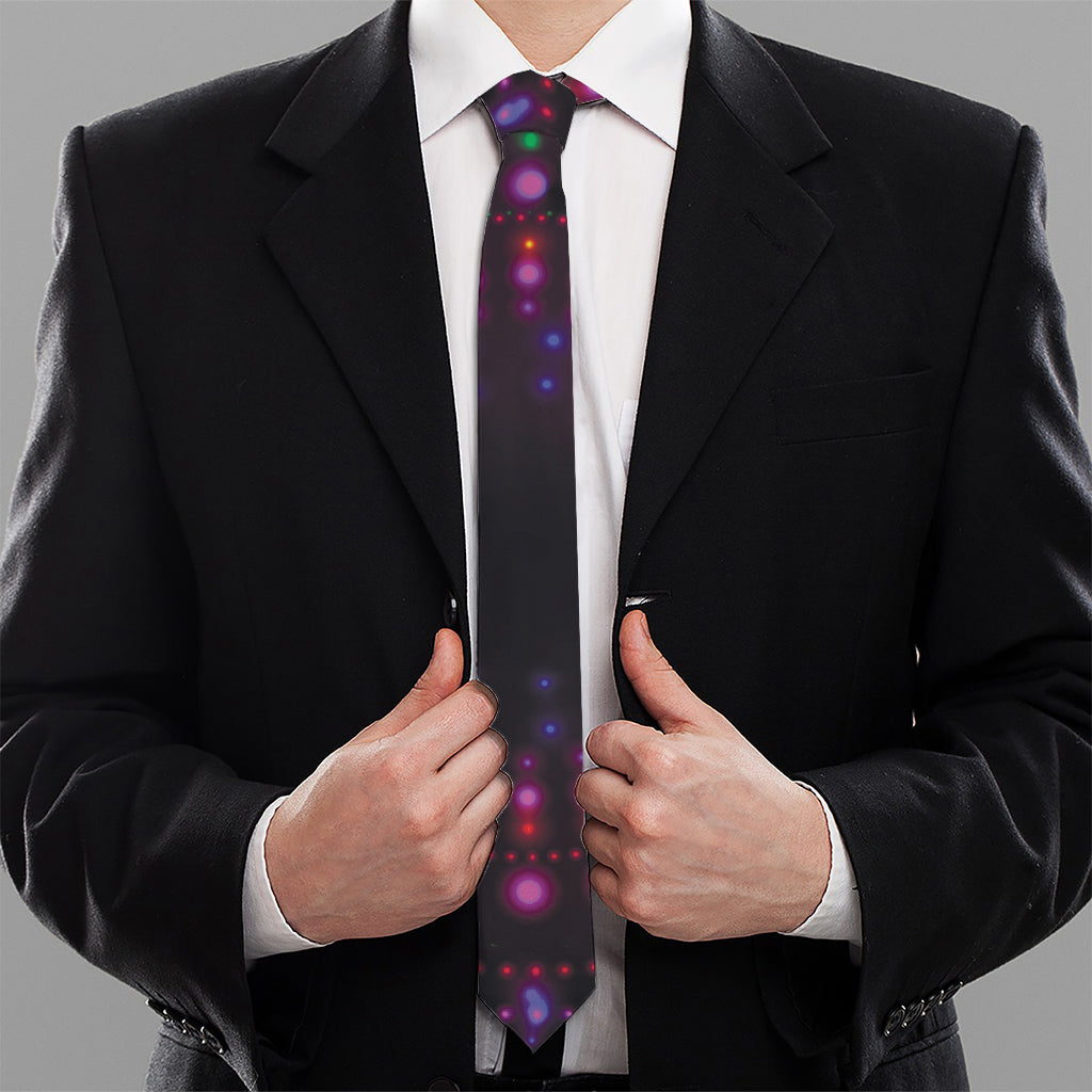Light Mandala Print Necktie