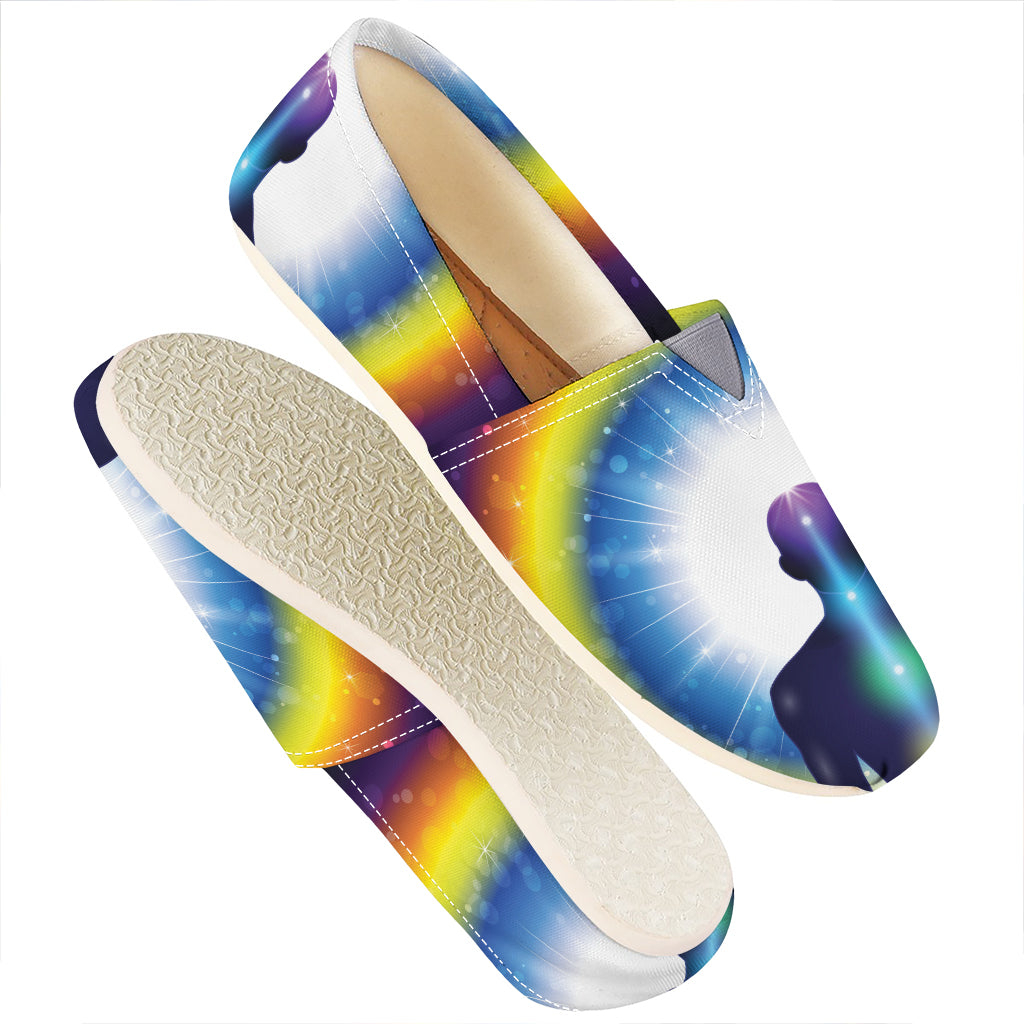 Light Of Seven Chakras Print Casual Shoes