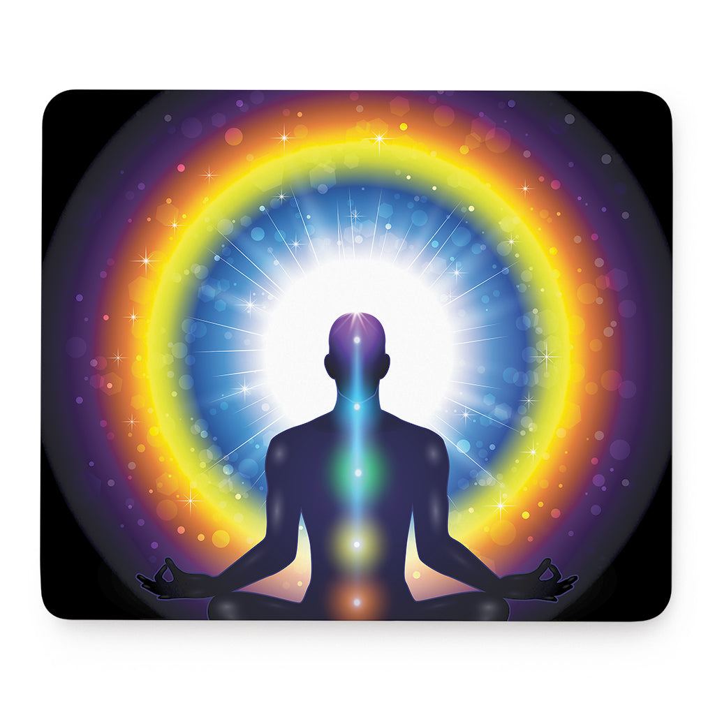Light Of Seven Chakras Print Mouse Pad
