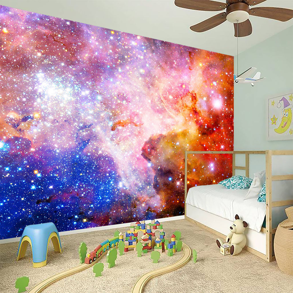 Light Stardust Galaxy Deep Space Print Wall Sticker
