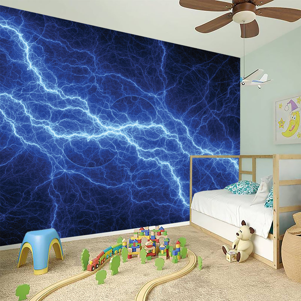 Lightning Plasma Print Wall Sticker